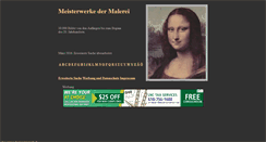 Desktop Screenshot of malerei-meisterwerke.de